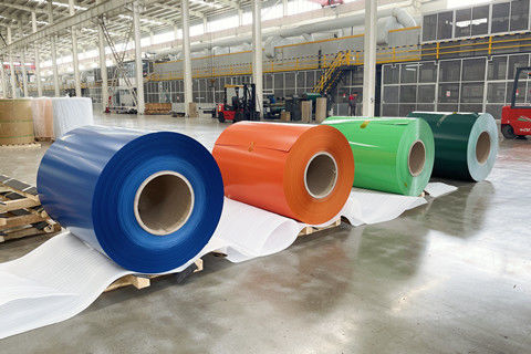 A3105 H16 الملفات الملفوفة بالألوان من الألومنيوم PPAL الملف 0.68x1220mm