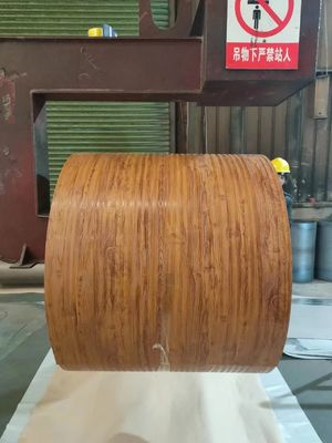 بطاقة طباعة لونية 50 سنة ضمان 3003H24 بطاقة ألومنيوم 0.80 * 1200 بطاقة PVDF خشب الحبوب بطاقة طباعة لونية مغلفة بطاقة