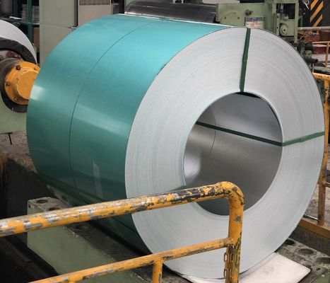 AZ40 0.40 * 910 اللون الأخضر AFP الصلب الغالولوم لألواح السقف المغطاة بالحجر 55٪ أوراق الفولاذ الملفوفة Z30-150g / m2
