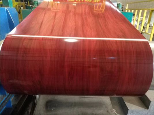Z100-275 الملفات الفولاذية المجهزة مسبقاً PPGI الخشب والحجر