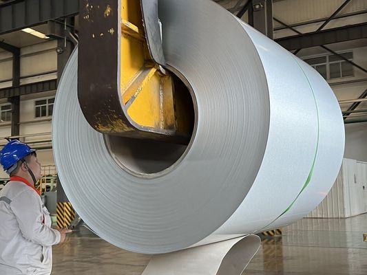 S250GD AZ80 الملفات الفولاذية الالوزينكية المكرومة 6+ الجلد مرورا