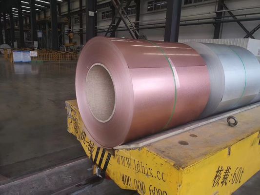 الذهبية الوردية AFP 55٪ ALU-ZINC غالفالووم الصلب رول 0.6mm AZ60 العادية Spangle