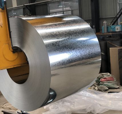 Z40 0.4 ملم 1250 ملم كبير مشرق سبنجل حار الغطس الغلفاني الفولاذي الملفوفات GI للدبابات المتداولة وطابق سطح DX51D