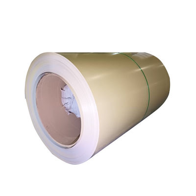 RAL1015 اللون الخفيف لعاج HDP 3003H26 الدرجة الملفات المعدنية من الألومنيوم الملفات المقطعة PVDF الملفات المعدنية المسبقة الطلاء من الألومنيوم RAL1014