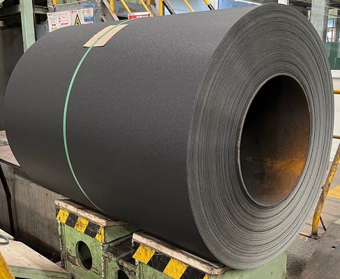 RAL9005 أسود متطابقة النسيج Z275 الفولاذ المغلف PPGL ورقة مطلية باللون
