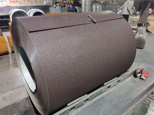 طوب الفولاذ المنسوج RAL8017 PVDF 40 سنة Z275 PPGI PPGL AZ150 0.60×1250 HDP الطلاء الصلب المسال