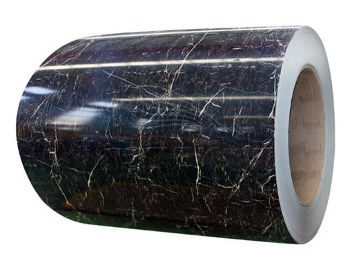 JIS G3321 0.85mm حبة الرخام PPGI PPGL لفائف HDP طلاء