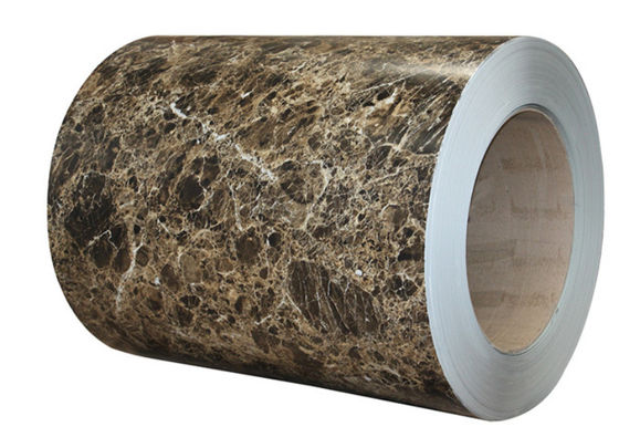 3003 H24 الملمر المسمارية الملفوفة 0.80 * 1200 PVDF ملونة الألومنيوم الجدار تغطية الطراز المخصص 50 سنة الضمان