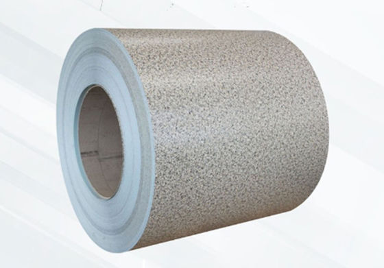 PVDF غرانيت نمط لون ألومنيوم الملفوفات 3003 H26 الدرجة 1.0 * 1200 نمط مخصص 50 سنة ضمان