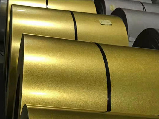 S350GD AZ150 الذهبية AFP الصلب Galvalume GL 55٪ ألوزينك الصلب ألواح السقف البلاط المغطى بالحجر سقف الفيلا ASTM A792M S350GD