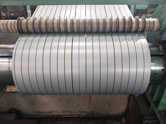 JIS G3302 GB/T251B Gl/Gi ملفات الفولاذ المقطعة Aluzinc Galvalume الملفات الفولاذية 0.35mm*168mm