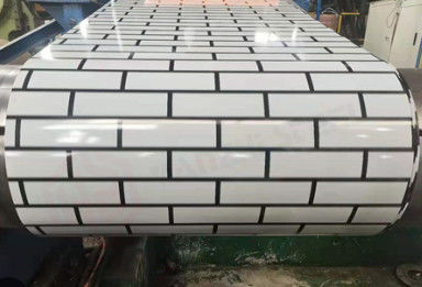 ملف الفولاذ الروستيكي المرسوم مسبقًا مع نمط صلب من الطوب Z60 0.6 * 1220mm GB / T2518-88