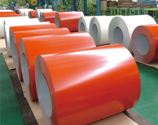 HDP PPG 0.50-1.0mm Z275 PPGI طلاء ملون مسبق لفائف الفولاذ DX51D الاستخدام لوحة السقف