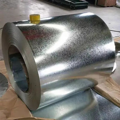 قناة البورلين C-Profile Spangle العادية لفائف الصلب المصنوعة من الصلب الزجاجي Z90 GI المستخدمة في منزل الفولاذ الخفيف G550 SGC570