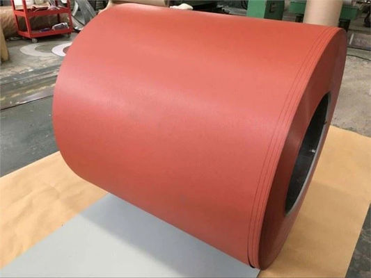 275G / M2 المنسوجة متطابقة الملونة المطلية الفولاذية الملفوفة 0.125-0.8mm*600-1250mm