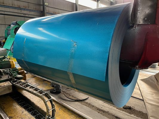 55% Aluzinc Blue AFP Galvalume Steel Structural Steel S550GD AZ150 منزل الأطر الفولاذية 50 سنة ضمان