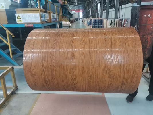 طوب الألومنيوم PVDF سقف الحائط ورقة 3003H24 H26 طباعة طوب اللون خشب الحبوب 50 سنة الضمان طوب ملون