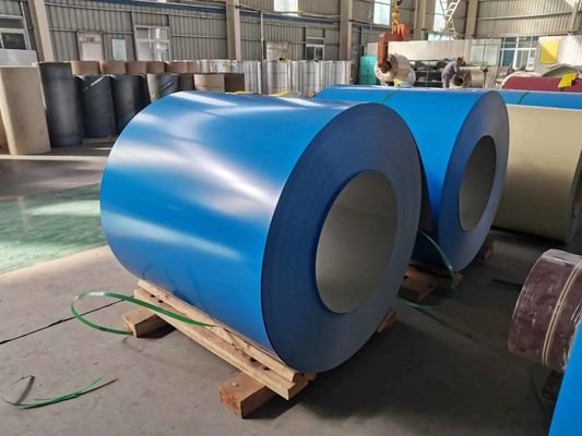 ألوان رال مغلفة في المخزون Gi PPGI PPGL لفائف الفولاذ المغلف مع الغطس الساخن ASTM 0.35mm 0.45mm الزنك لألواح السقف