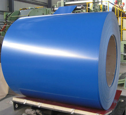Z180 بيكرز بطاقة الفولاذ المطلي بالألوان ASTM قياسية الشحن البحري 0.12mm-0.8mm البر الرئيسي للصين