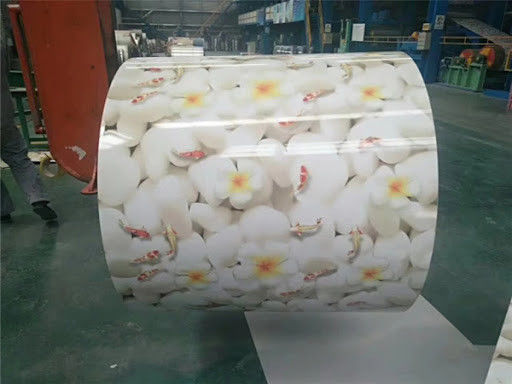 الفولاذ المطبوع Z70 0.55 * 1200mm المستخدمة في لوحة الأجهزة المنزلية
