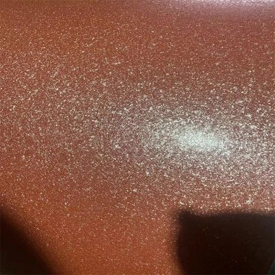 غطاء الحائط البني RAL8017 غطاء الحائط البني 40 سنة الضمان بطاقة الفولاذ المنسوجة طلاء سقف الفولاذ المعدني المصقول